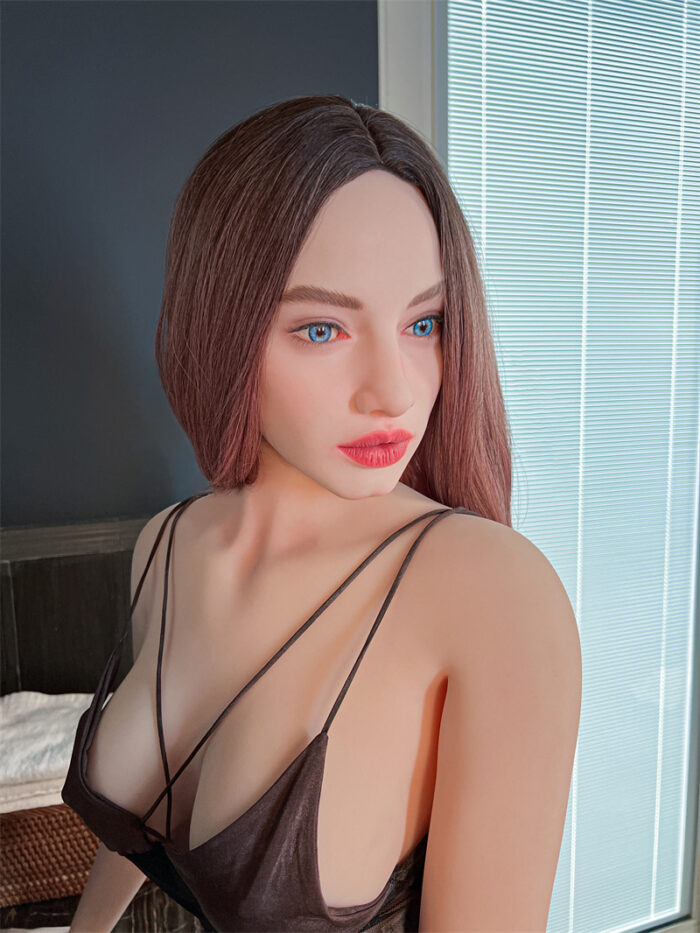 157cm 5ft2″ d cup sex doll solasilicone head 2