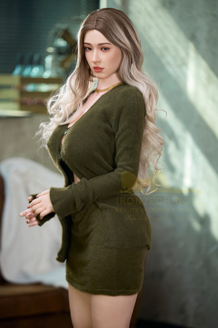 159cm 5ft2 f cup silicone sex doll alka 5