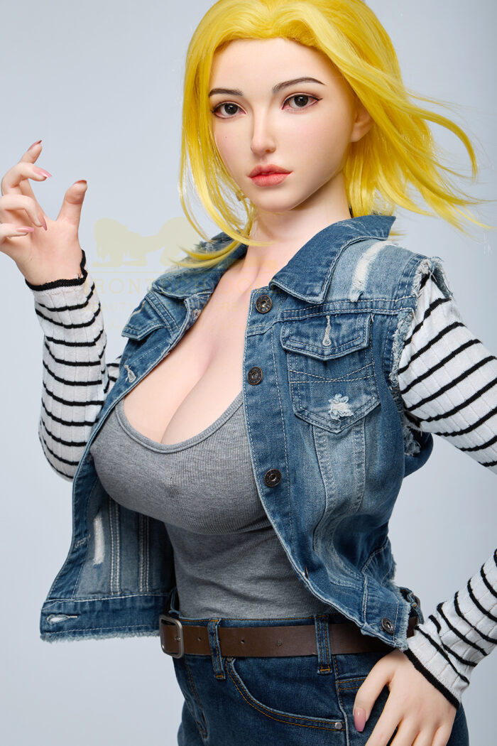 159cm 5ft2 f cup silicone sex doll gauri 6