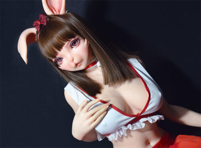 150cm 4ft11 full silicone anime sex doll rina 12