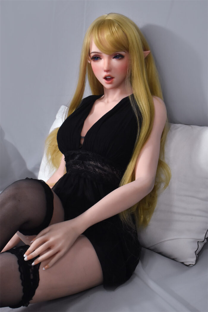 150cm 4ft11 full silicone elf ear anime sex doll tomoyo 24