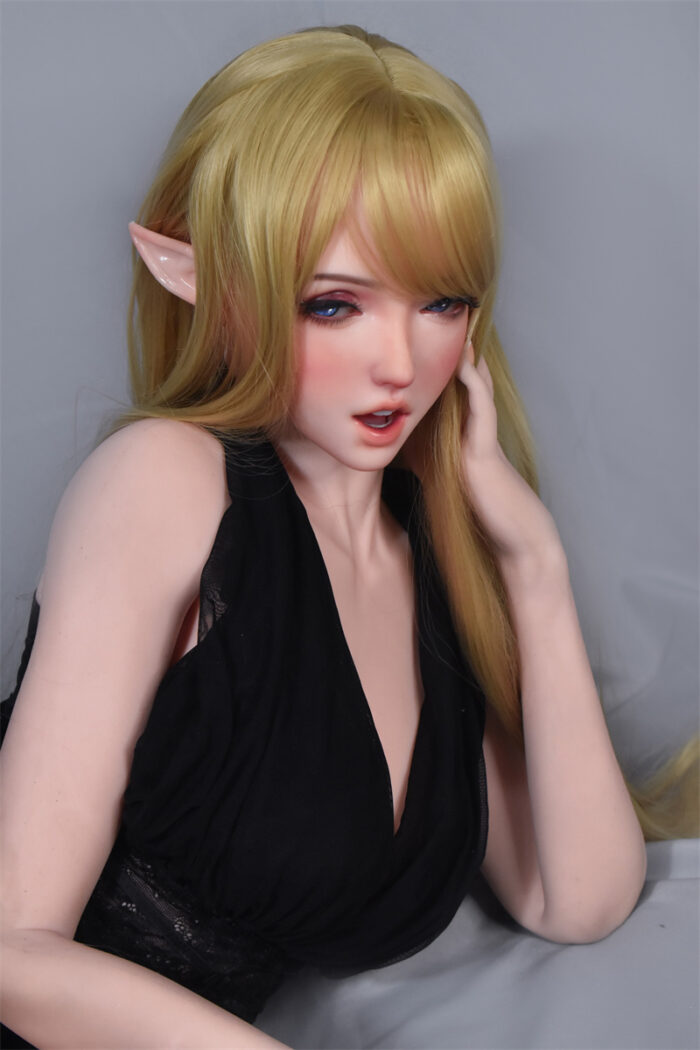 150cm 4ft11 full silicone elf ear anime sex doll tomoyo 25