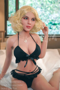 160cm 5ft3 silicone sex doll head s266 4