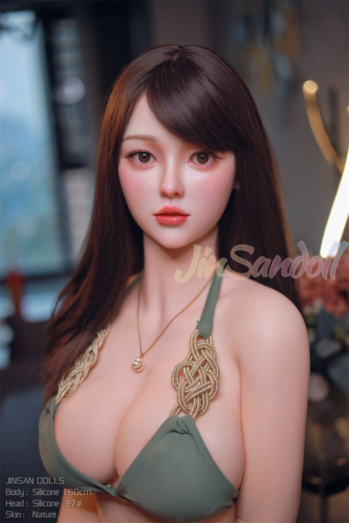 160cm 5ft3 silicone sex doll head s27 16