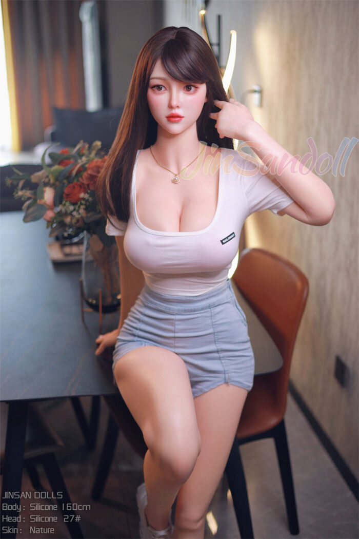 160cm 5ft3 silicone sex doll head s27 27