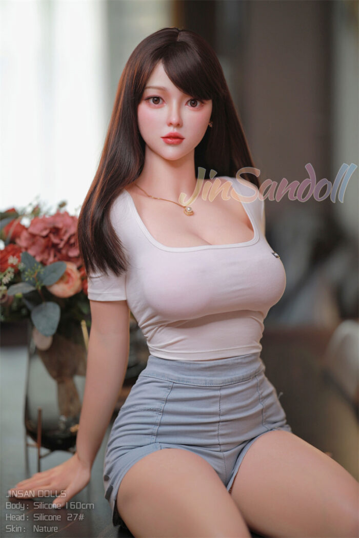 160cm 5ft3 silicone sex doll head s27 31