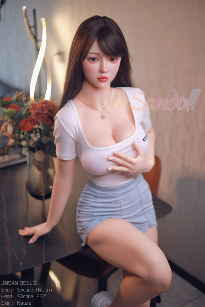160cm 5ft3 silicone sex doll head s27 32
