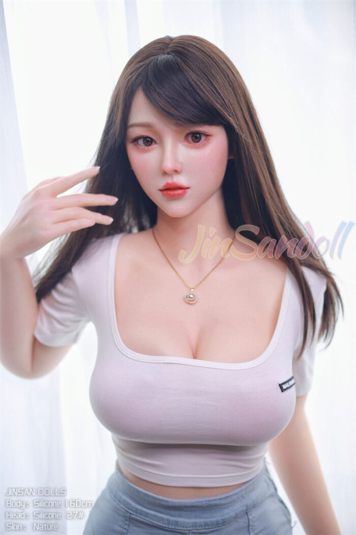 160cm 5ft3 silicone sex doll head s27 33