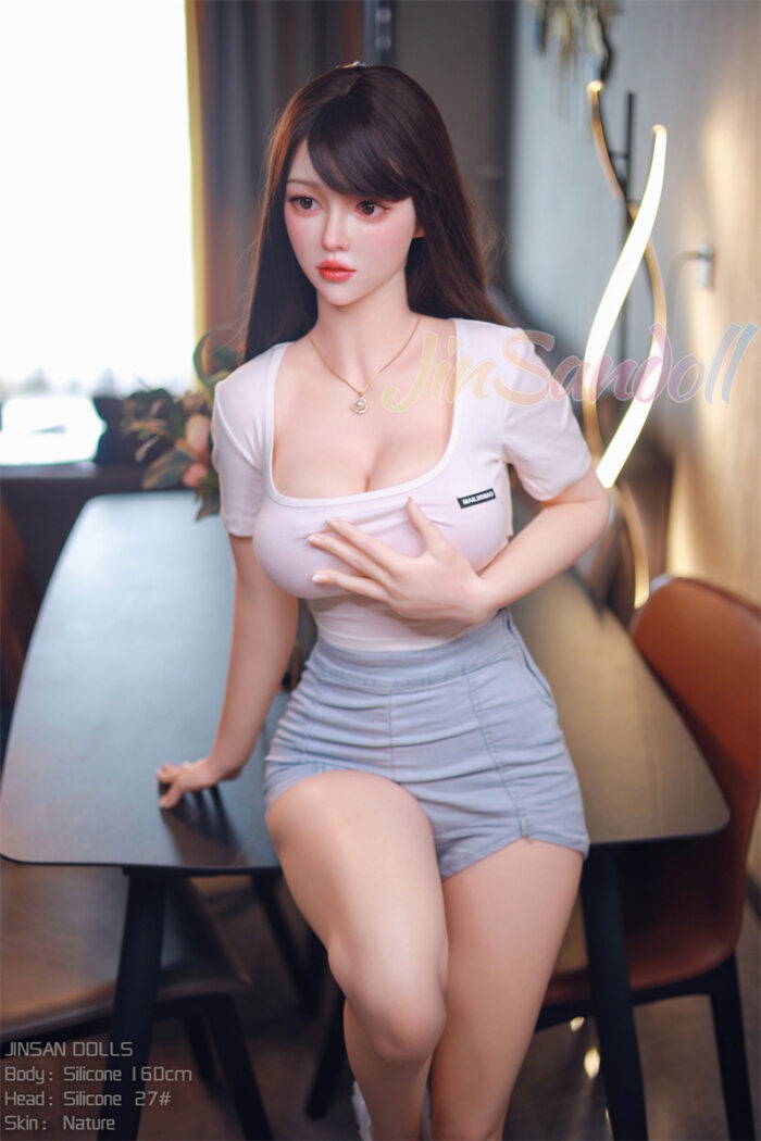 160cm 5ft3 silicone sex doll head s27 36