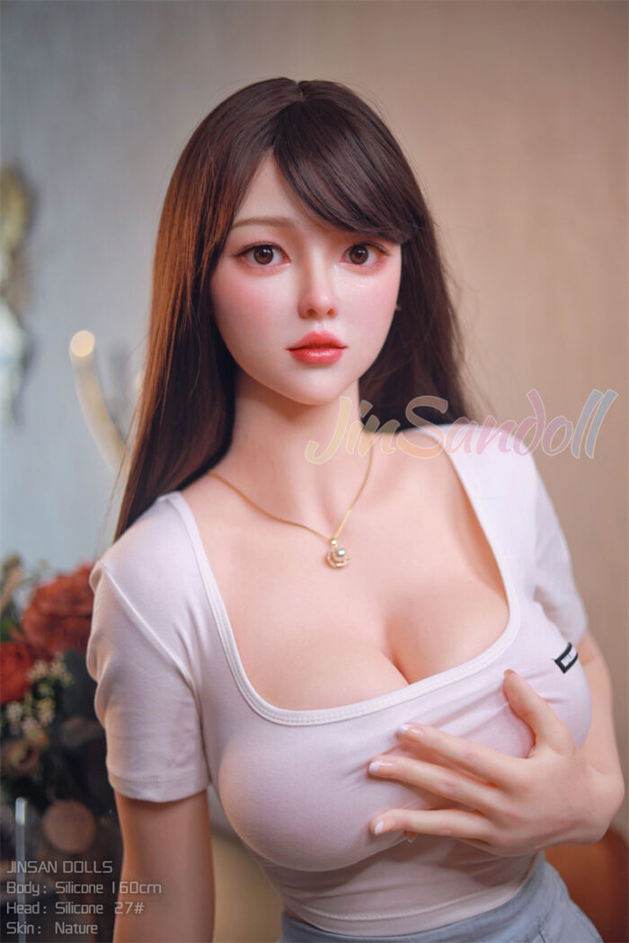 160cm 5ft3 silicone sex doll head s27 38