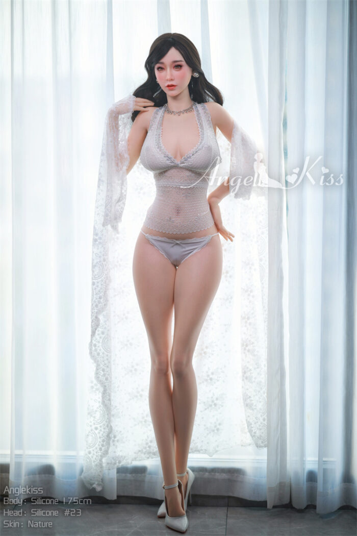 175cm 5ft9 d cup silicone sex doll head ls23 23