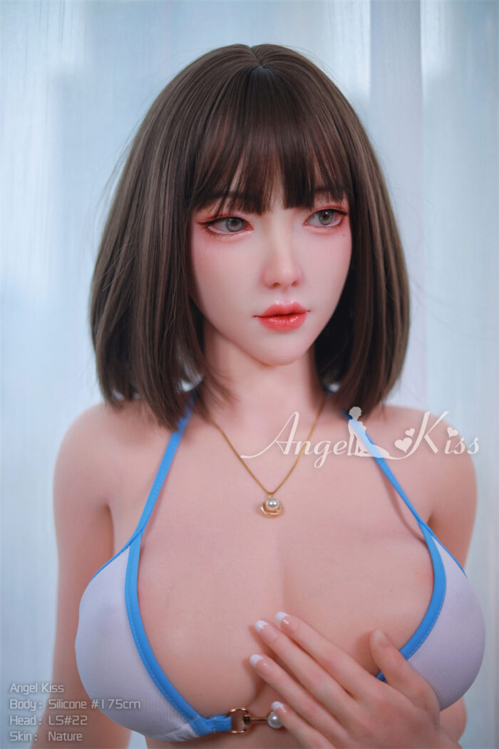 175cm 5ft9 d cup silicone sex doll head s22 14
