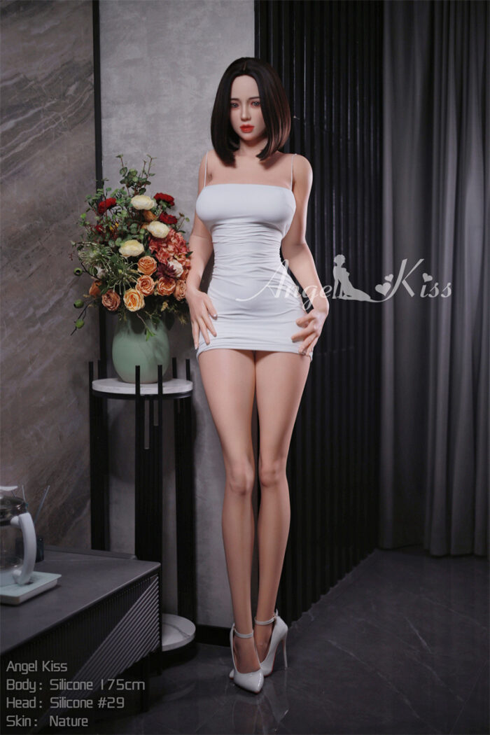 175cm 5ft9 d cup silicone sex doll head s29 15