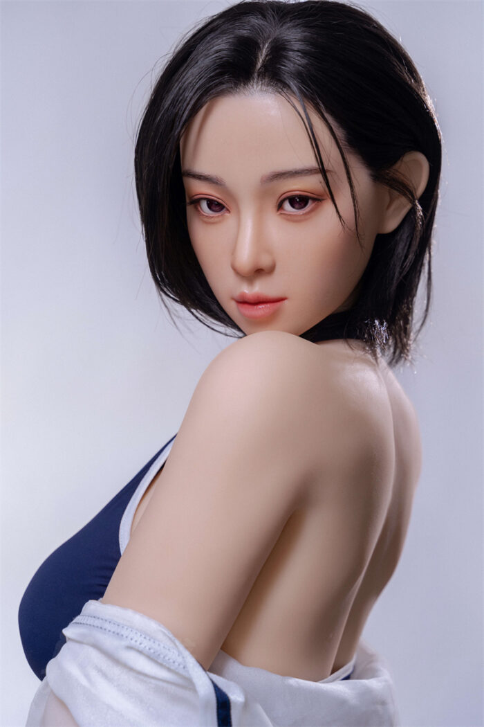 155cm 5ft1 f cup sex doll aki silicone head 62 14