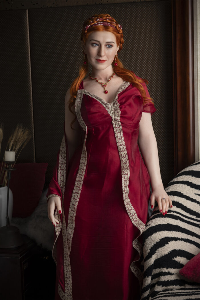 165cm 5ft4 g cup sex doll lucretia silicone head 19